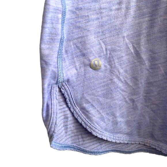 Lululemon 105 F Singlet Lightweight Tank Top in Heathered Hydrangea Blue Size 8 - Picture 3 of 8